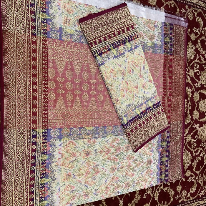 Songket Palembang Asli(Sutera Tiga Negeri Kristal Limar Kandang)