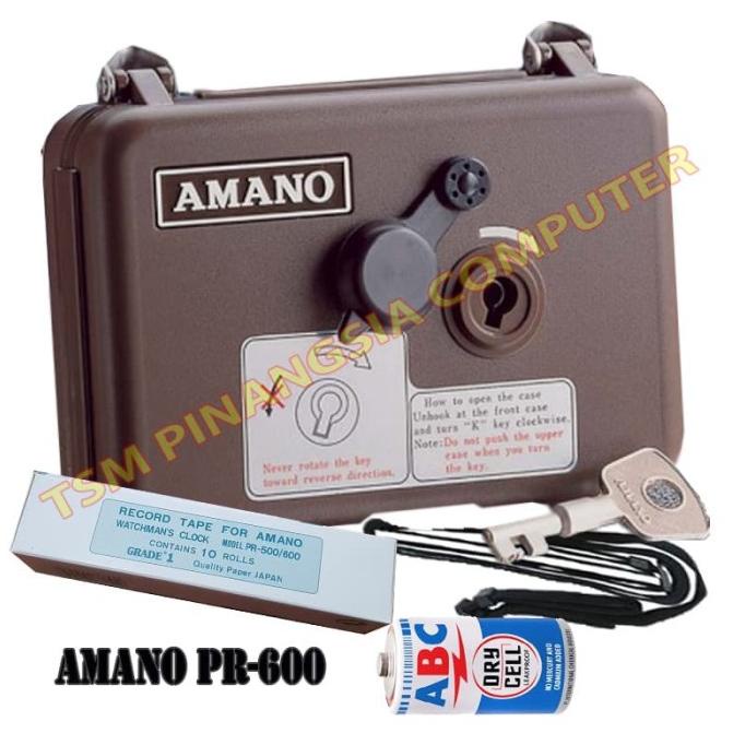 Amano PR-600 Absen Security Amano Watchman's Clock Security Patrol