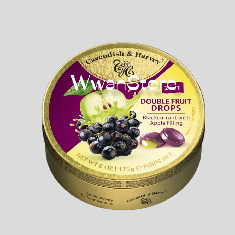 

Cavendish & Harvey Double Fruit Blackcurrant with Apple 175gr