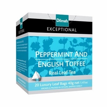 

Dilmah Exceptional Peppermint And English Toffee 20's 40gr