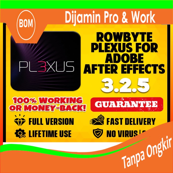Garansi Rowbyte Plexus 3.2.5 For Adobe After Effects - Lifetime Full Version