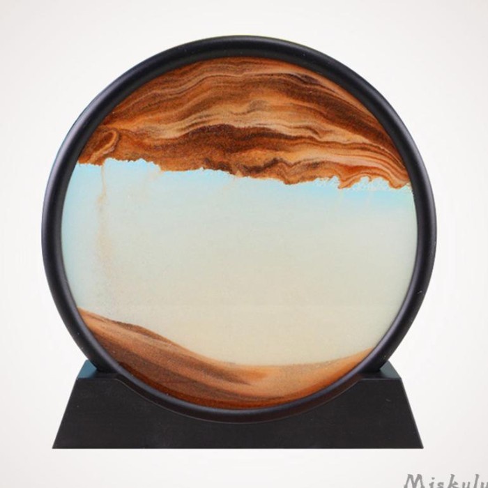 

Best Seller Eb Moving Sands Picture, Glass Flowing Sand Quicksand Painting Moving
