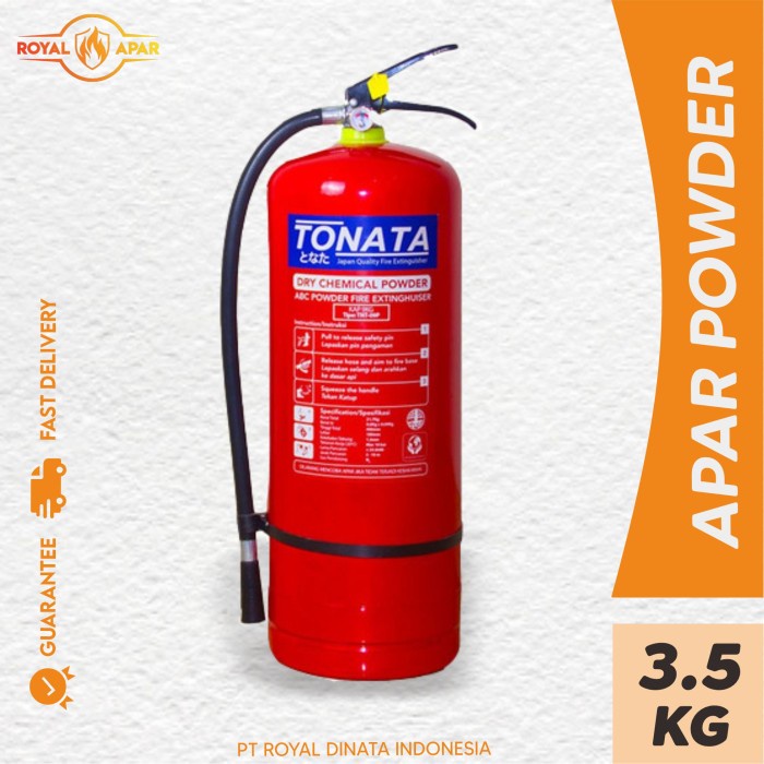 Ready  APAR 3,5 KG / Alat Pemadam Api TONATA 3,5 KG