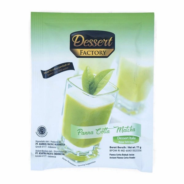 

Dessert Factory Pananacota Matcha 77gr