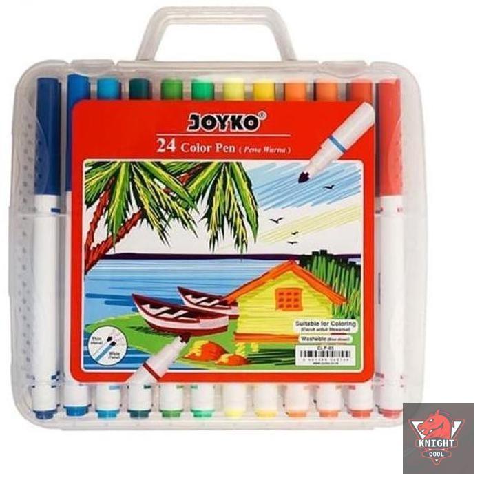

Z_36 COLOUR PEN SPIDOL JOYKO CLP 05 ISI 24 WARNA MARKER HIGHLIGHTER 67