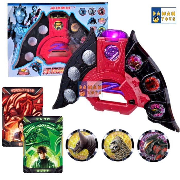 PROMO SENJATA ULTRAMAN DX ULTRA Z RISER MAINAN PEDANG ULTRAMAN ZERO SEVEN TERLARIS