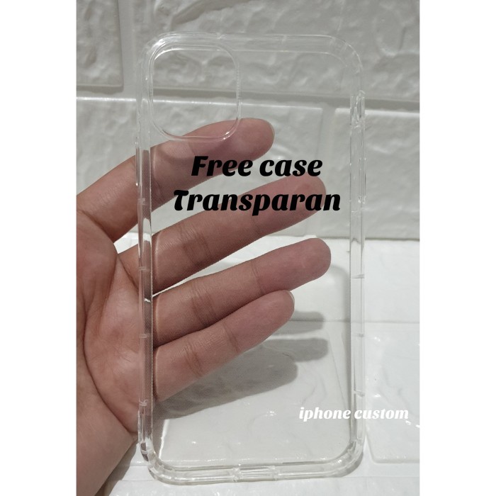 Housing iphone xr model 13 Free case Transparan