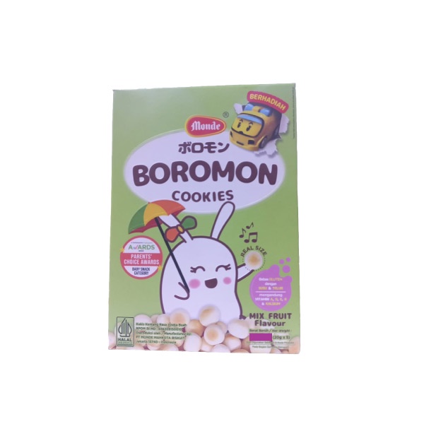 Promo Harga Monde Boromon Cookies Mix Fruit 120 gr - Shopee