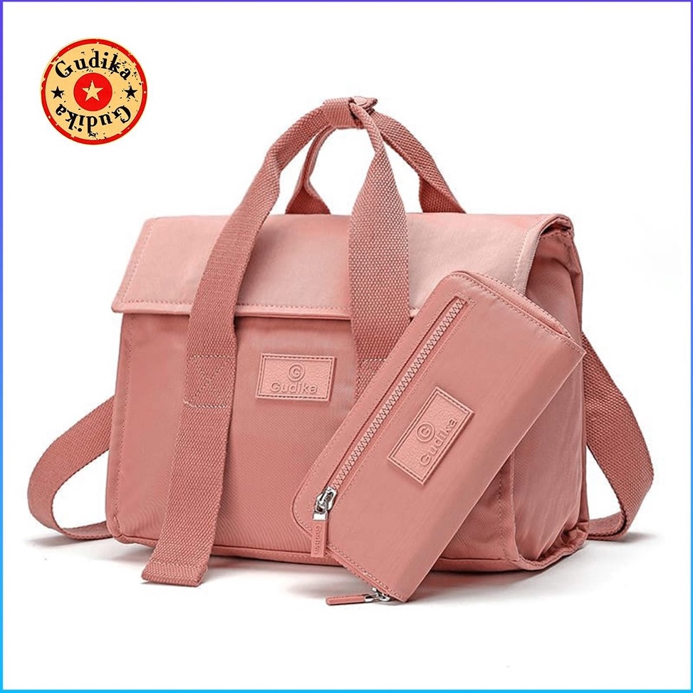 LANGSUNG ORDER PROMO GUDIKA 5118 - Tas Set Dompet Selempang Wanita Kekinian Import Original Terbaru 