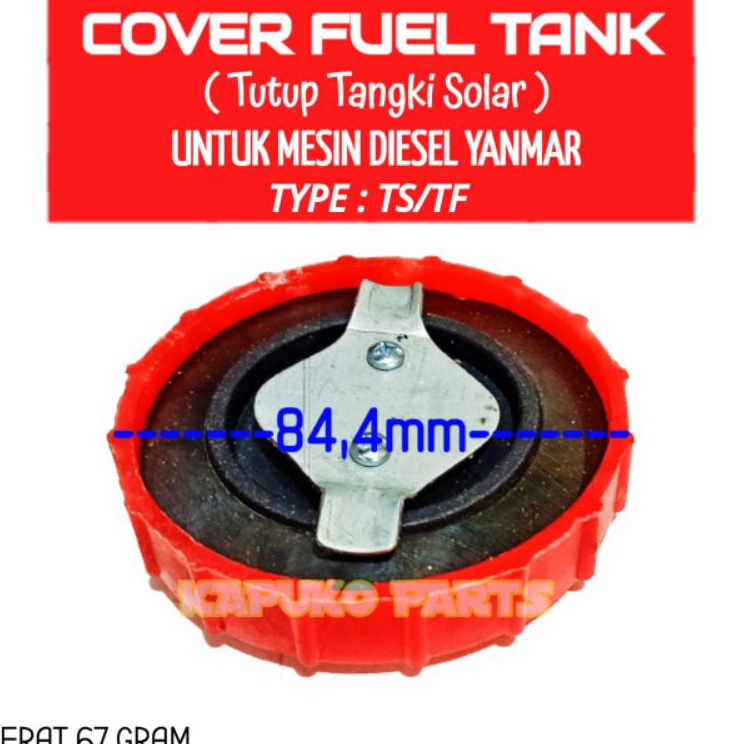 ｀ TE TUTUP TANGKI SOLAR UNTUK MESIN DIESEL YANMAR ☆