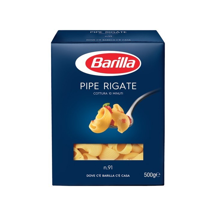 

Barilla Pipe Rigate 500gr