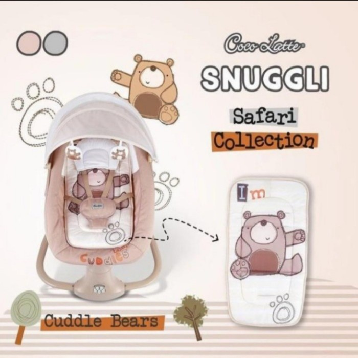 Bouncer Cocolatte Snuggli safari Collection / Weeler Snuggli
