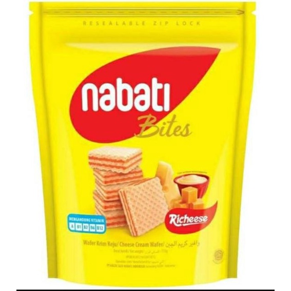 

Richeese Nabati WAFER Keju 115 gr