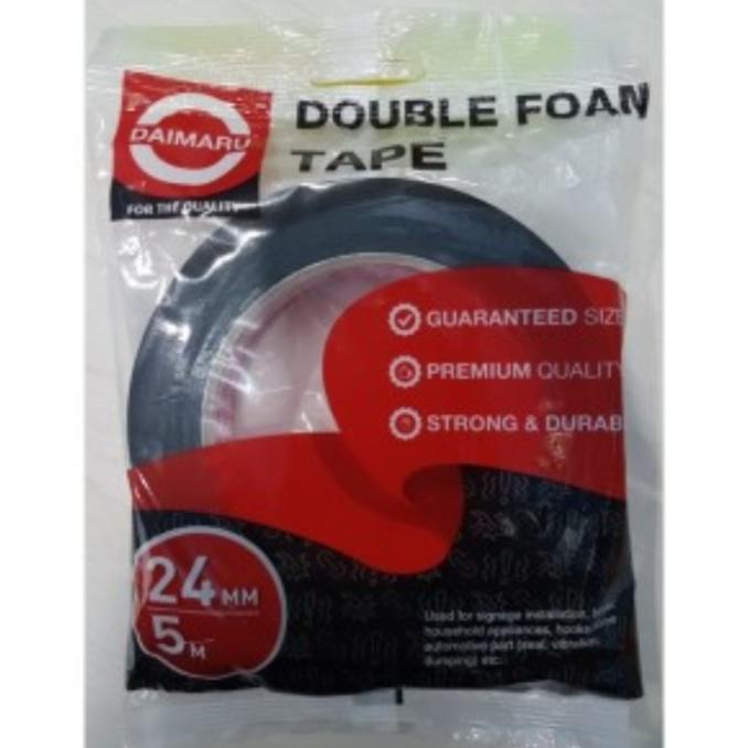 

:=:=:=:=] Double Tape Busa Foam merek Daimaru 1 inch / 24mm / 5M Dobel Tip Busa
