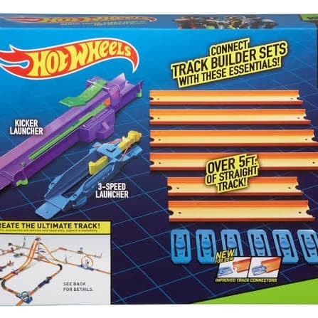 track hotwheels track builder track essentials launch pack