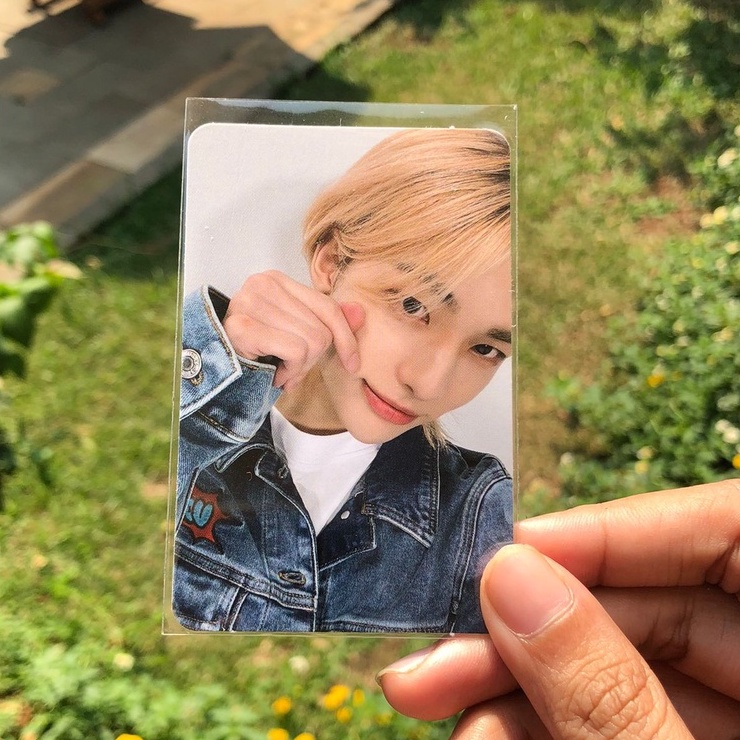 HYUNJIN 5-Star Denim Lucky Draw R2 Soundwave PC OFFICIAL Stray Kids SKZ Straykids