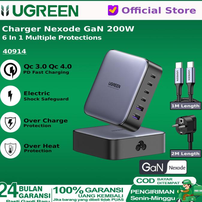 UGREEN Desktop Charger 140w 200w Fast Charging For Macbook Laptop