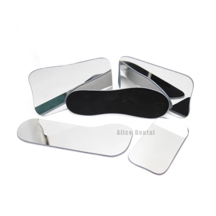 Sale Rhodium cermin intraoral kaca intra oral rhodium doubleside reflektor dental photography gigi m