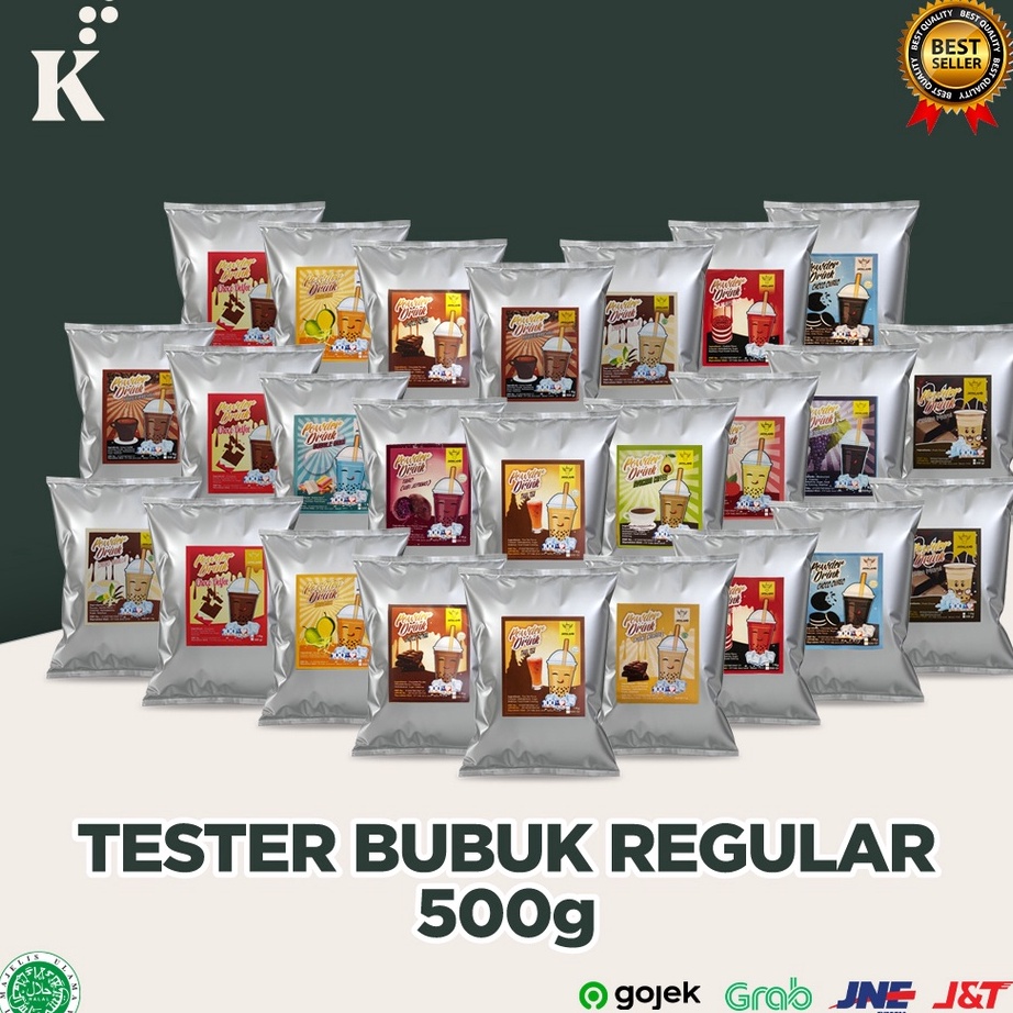 

Bestseller Bubuk minuman bubble drink murah berkualitas Javaland TESTER 500g (kemasan repack)