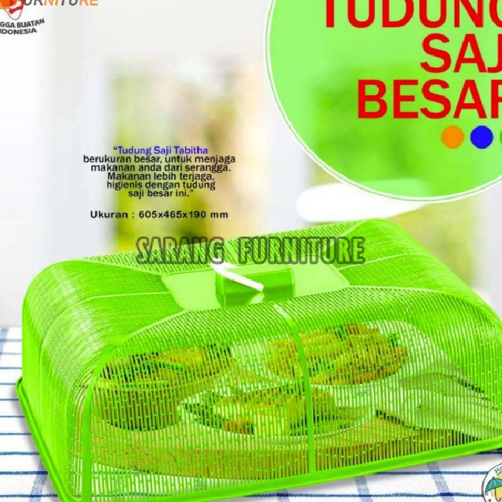 Ready Stock TUDUNG SAJI SEGI BESAR TUDUNG SAJI KOTAK PENUTUP MAKANAN TUDUNG SAJI TABITHA TUDUNG SAJI