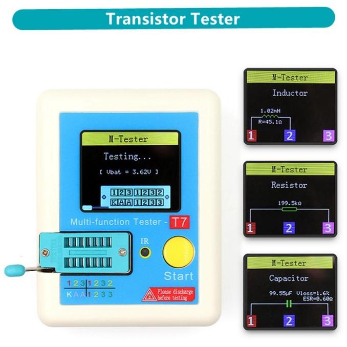 LCR-T7 New Transistor Tester TFT Diode Triode Capacitance Meter LCR