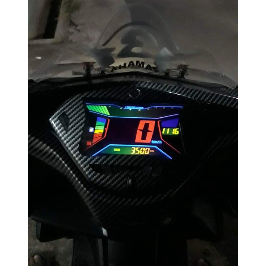 ❆Nya Sunburn sticker LCD speedometer YAMHA AEROX / LEXI 155 VVA + polarizer sunburn ✰ ✲