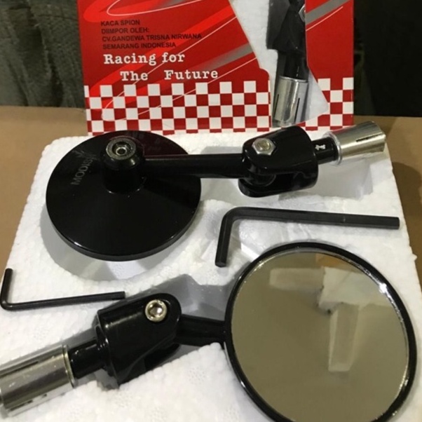 Cn SPION JALU BULAT/SPION BAR END /Spion jalu bulat kaca spion bulat jalu stang ⁑ ✢ ー