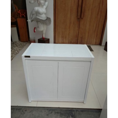 Meja Dapur 2 Pintu /Kitchen Set Bawah /Rak Kompor/Rak Piring Minimalis