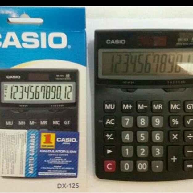 

Calculator/Kalkulator Desktop Casio Dx-12S/12 Digit/Big Display#Ory