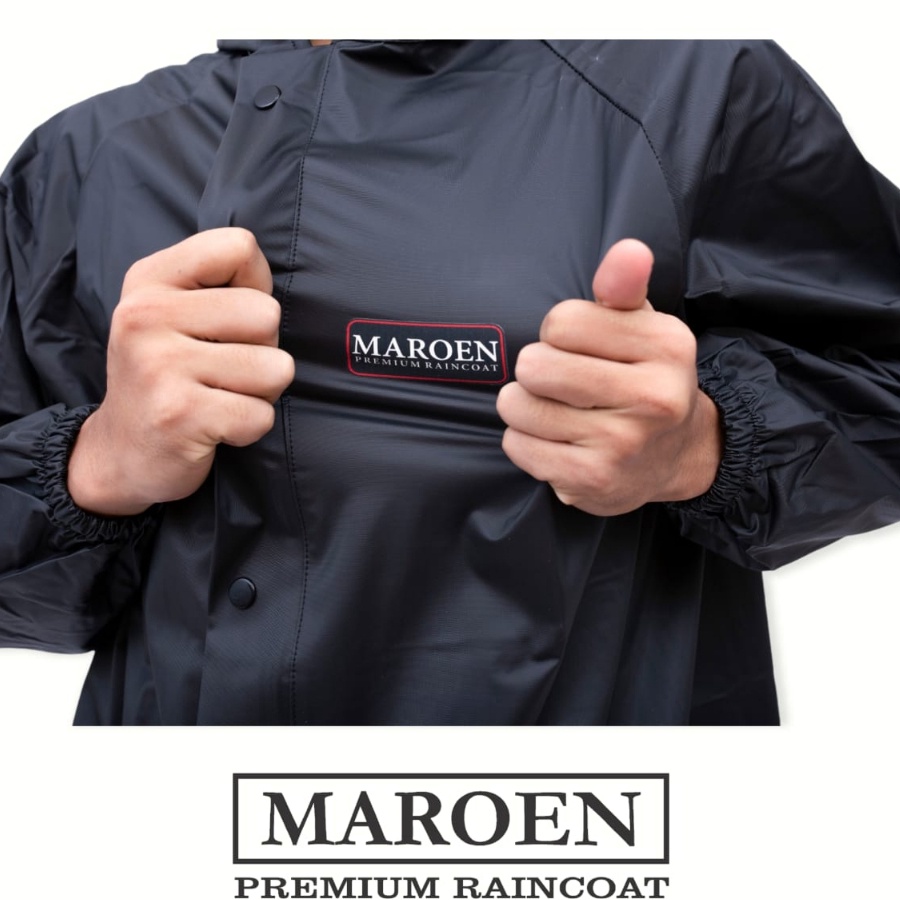 ➻ JAS HUJAN SETELAN PRIA WANITA BY MAROEN ORIGINAL BAHAN TEBAL LENTUR ANTI REMBES MURAH GROSIR JAS H