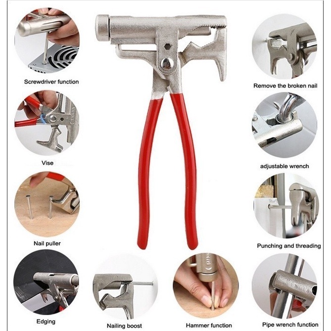 Gosend Grab Palu Serbaguna 10In1 Multifungsi Palu Prime Hammer