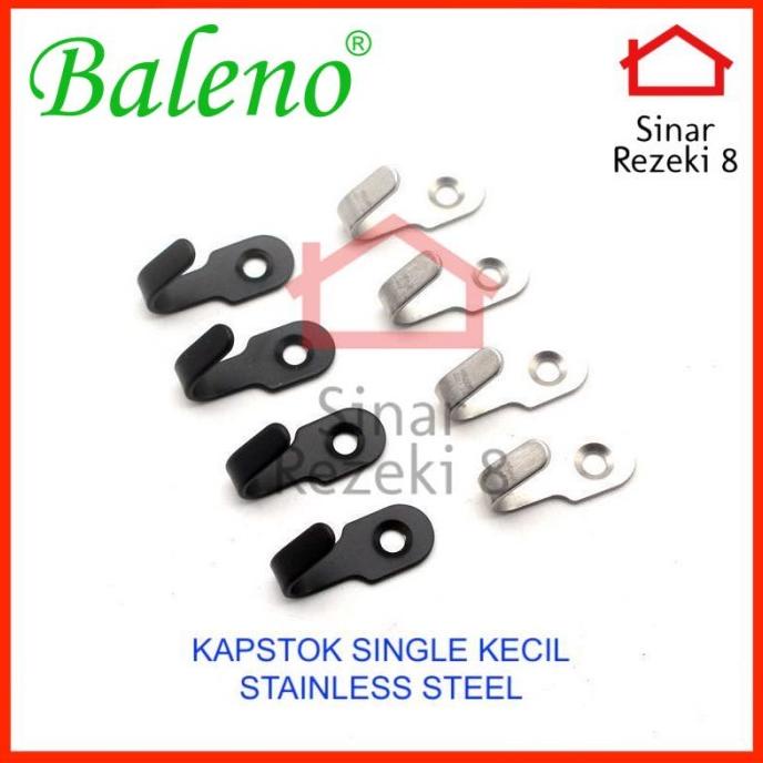 {{{{{{] Kapstok Stainless Gantungan Baju Dinding Tembok Cantolan Kunci Hook