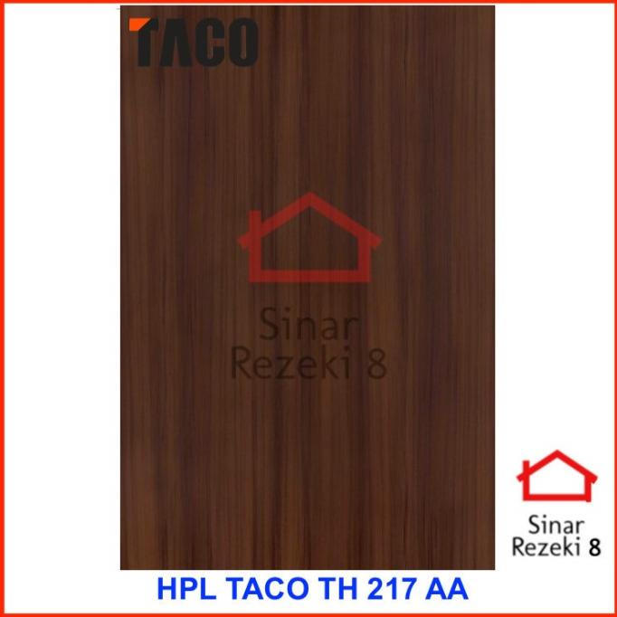 {{{{{{] HPL TACO TH 217 AA / BRILLIANT TEAK / Woodgrain Urat Serat Kayu Coklat