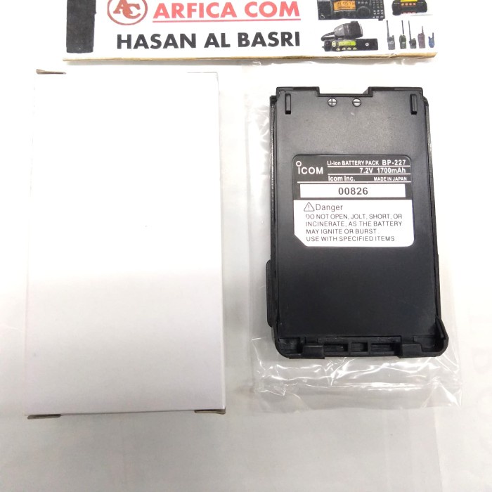 Batre Ht Icom Ic V85 Bp-227 - Baterai Ht Lithium Bp 227 Icom V85