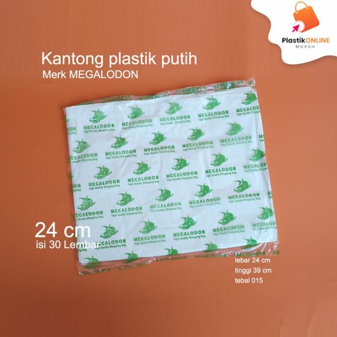 /////] Kantong plastik putih 24 isi 30 lbr | Kantong kresek