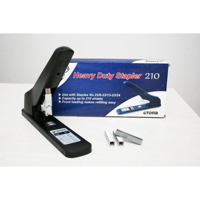 

STAPLER ETONA HEAVY DUTY 210 - ALAT STAPLES JILID MAX 210 LEMBAR