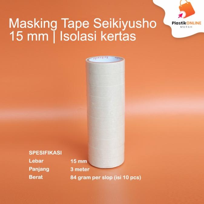 

Buruan serbu] Masking Tape Seikyusho 15 mm | Isolasi kertas