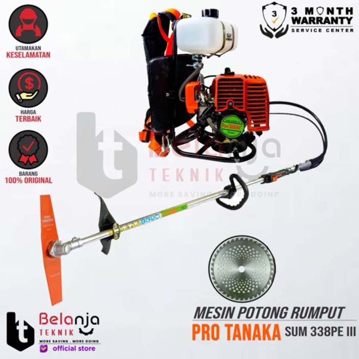 Pro Tanaka Mesin Potong Rumput Pro Sum 338 PE III Brush Cutter SUM338 keren