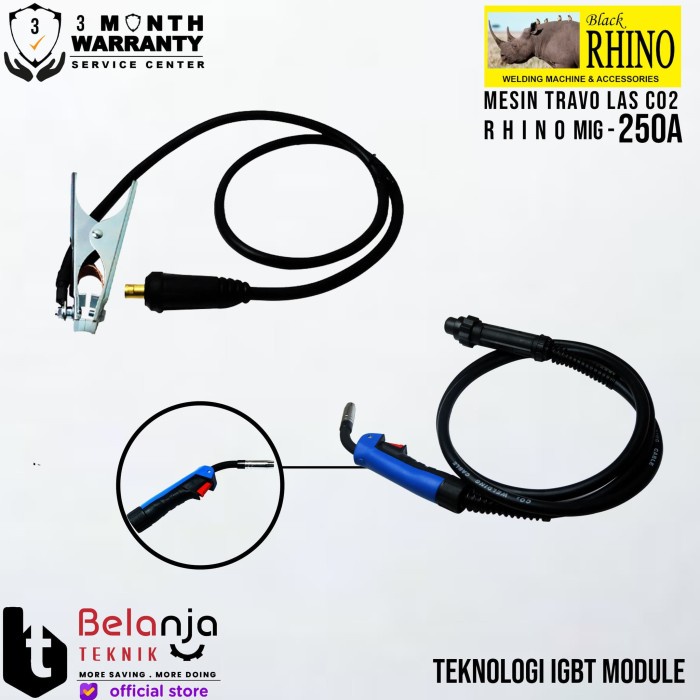 Travo Las Co2 Black Rhino Mig-250a keren