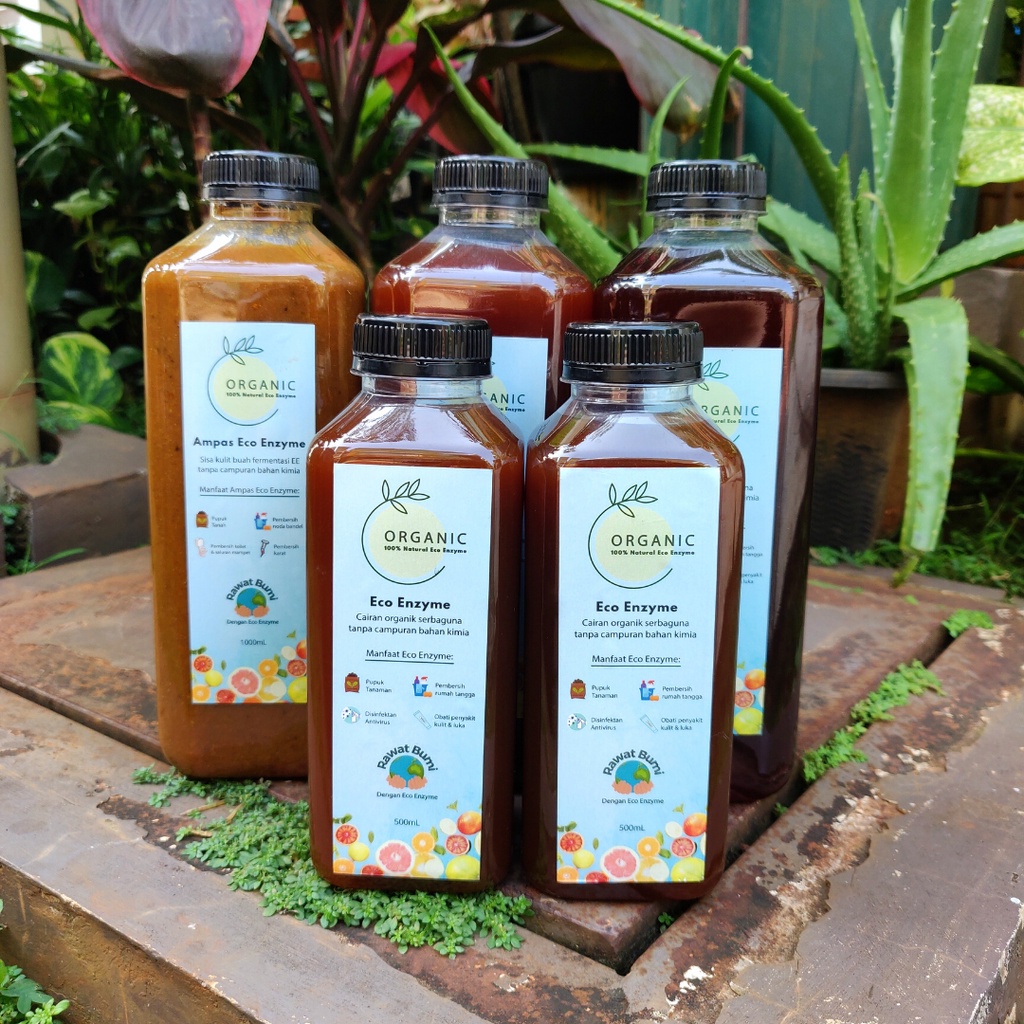 AGS (FreeOngkir) Eco Enzyme (EE) Pupuk Organik & Cairan Serbaguna Alami 1 Liter Terpopuler Termurah