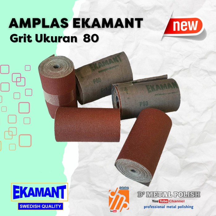 nice Amplas Roll Ekamant Grit 80