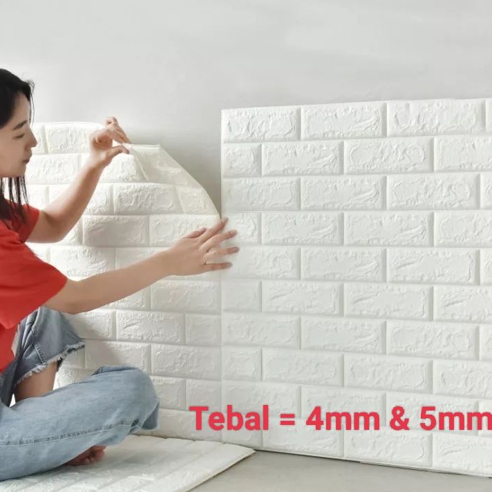LLWK5060 7.7   WALLPAPER DINDING 3D FOAM TEBAL 4 SAMPAI 5 MM MOTIF BATA