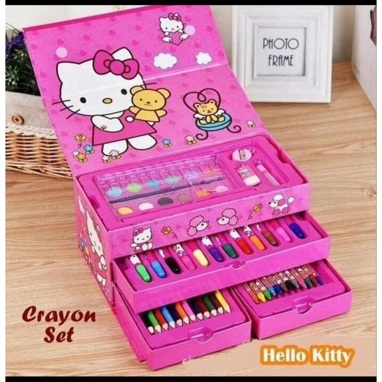 

Crayon Set 54 Pcs Art Set Alat Mewarnai Anak Krayon Gambar Edukasi sekolah