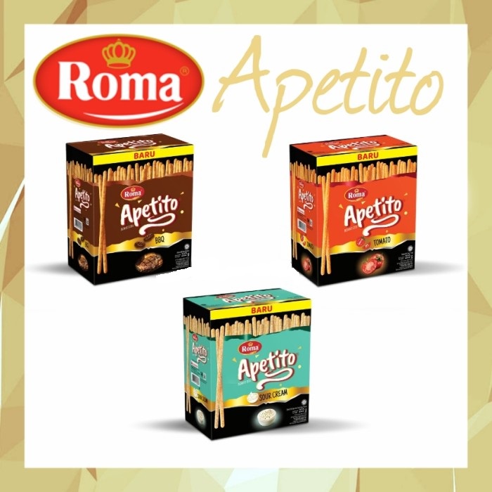 

BISKUIT ROMA APETITO 185 GR - BOX ISI 10 PCS