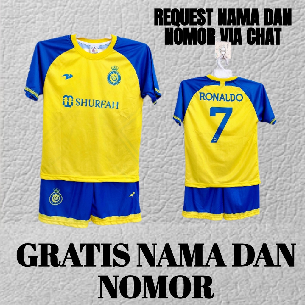 jersey timnas al nassr shurfah/jersey ronaldo al nasssr printing