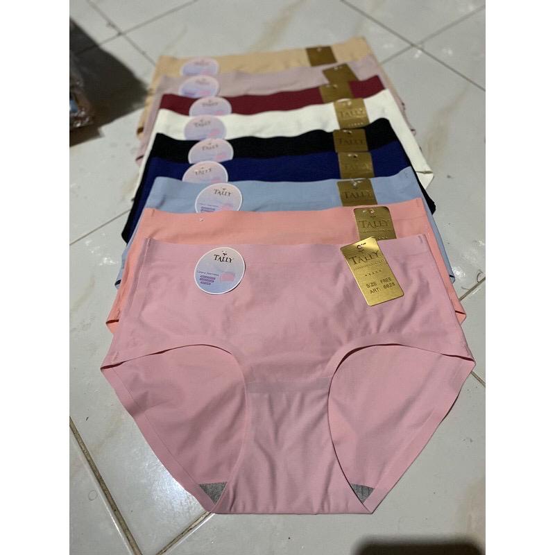 (HARGA LUSINAN ISI 12pcs ) CD 008 TALLY SEAMLESS TALLY POLOS TANPA JAHITANTALLY CD CELANA DALAM SEAMLESS 008 | M - XXL | TANPA JAHITAN | ANTI NYEPLAK - CD Seamless Tally 008 Anti Jiplak Berbahan Nylon yang Lentur dan Adem serta Nyaman Dipakai Seharian