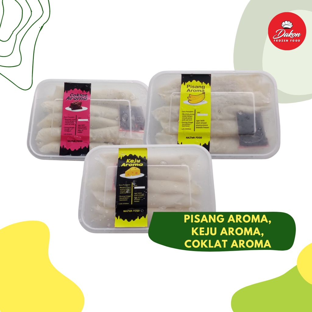 

Pisang Aroma, Keju Aroma, Coklat Aroma