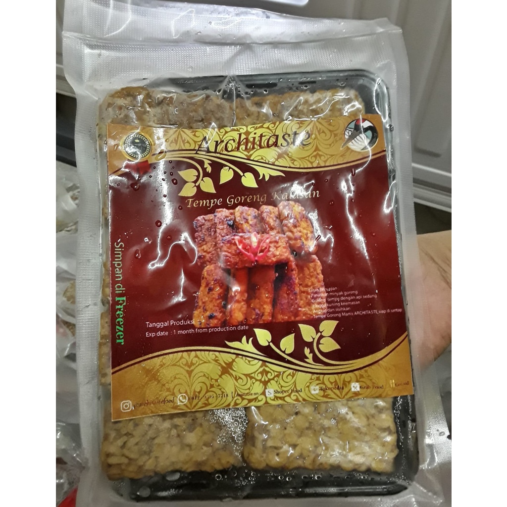 

ARCHITASTE Tempe Bumbu Kalasan (siap goreng) - 10pcs