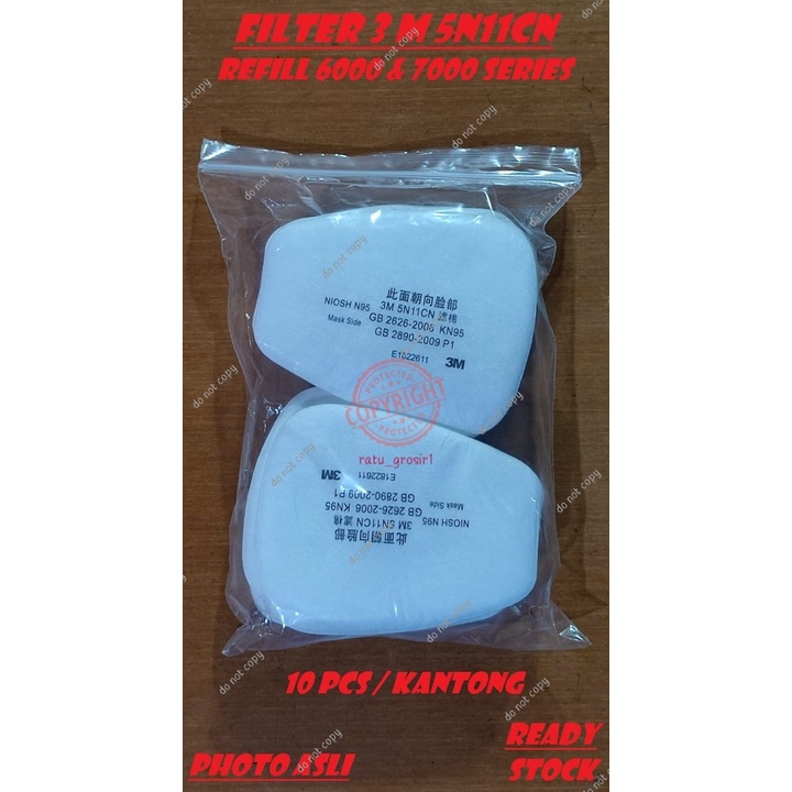 Filter 3M Masker 5N11CN Refill Seri 6000 dan 7000