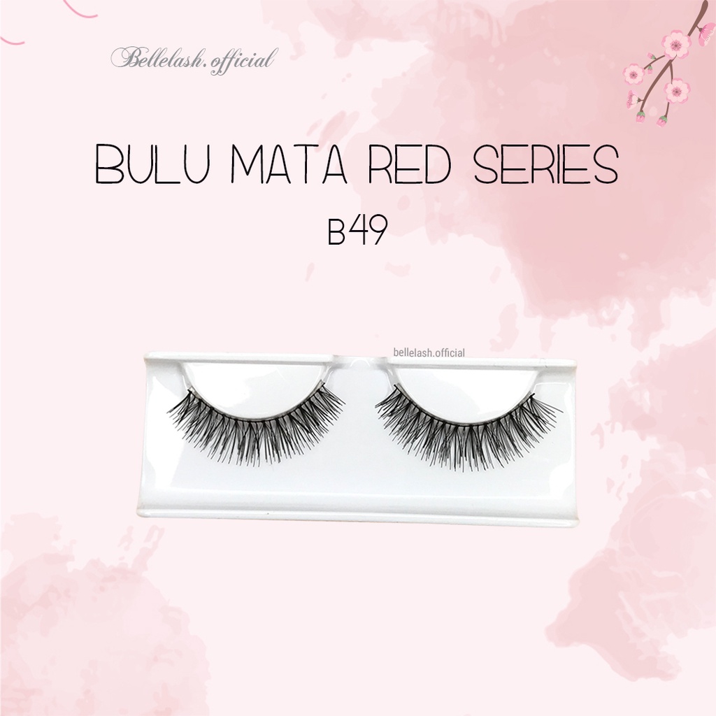 B49 Bulu Mata Palsu Handmade Natural False Eyelash Eye Lashes